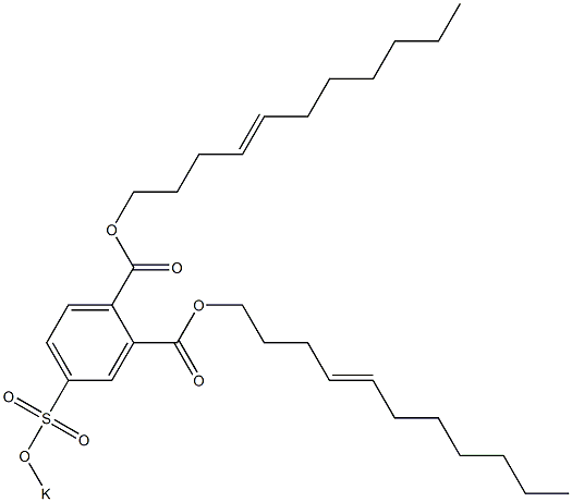 4-(Potassiosulfo)phthalic acid di(4-undecenyl) ester