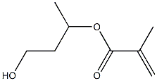 メタクリル酸1-メチル-3-ヒドロキシプロピル 化学構造式