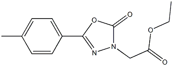 5-(p-Tolyl)-2-oxo-1,3,4-oxadiazole-3(2H)-acetic acid ethyl ester
