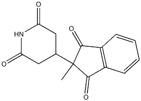 4-(1,3-Dioxo-2-methylindan-2-yl)-2,6-piperidinedione