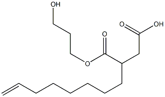 2-(7-Octenyl)succinic acid hydrogen 1-(3-hydroxypropyl) ester Structure