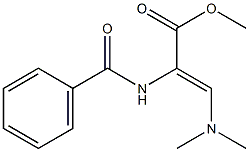 (Z)-2-(Benzoylamino)-3-(dimethylamino)acrylic acid methyl ester