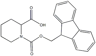 Fmoc-DL-Piperidine-2-carboxylic acid Structure