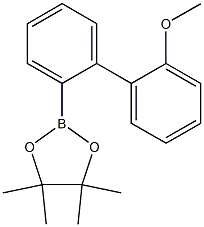 2-(2'-methoxy-[1,1'-biphenyl]-2-yl)-4,4,5,5-tetramethyl-1,3,2-dioxaborolane Struktur