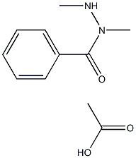 R-dimethylphenyl hydrazide acetic acid Structure