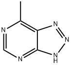 v-Triazolo[4,5-d]pyrimidine, 7-methyl- (7CI,8CI) 结构式