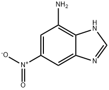 1H-Benzimidazol-4-amine,6-nitro-(9CI) Structure