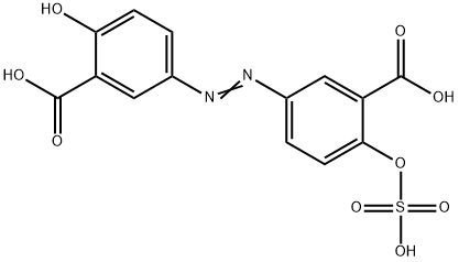 olsalazine-O-sulfate Structure