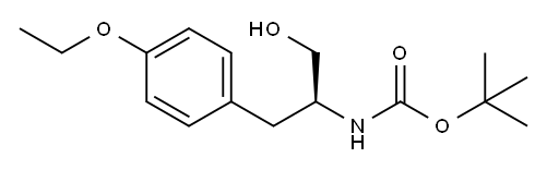 Boc-L-Tyr(Et)-oL Structure