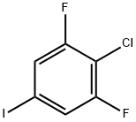 Benzene, 2-chloro-1,3-difluoro-5-iodo-, 1261685-21-5, 结构式