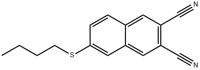 2,3-Naphthalenedicarbonitrile, 6-(butylthio)-