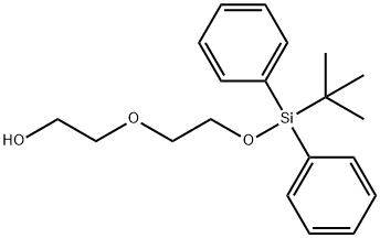 2-(2-((叔-丁基二苯基甲硅烷基)氧代)乙氧基)乙醇 结构式