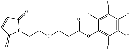 马来酰亚胺-一聚乙二醇-五氟苯酚酯, 1807530-08-0, 结构式