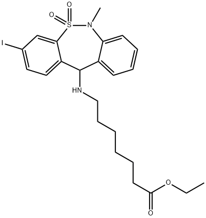 噻奈普汀乙酯碘代物 结构式