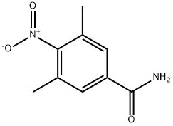 Benzamide, 3,5-dimethyl-4-nitro- Structure