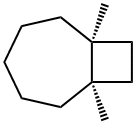 1α,7α-Dimethylbicyclo[5.2.0]nonane Structure