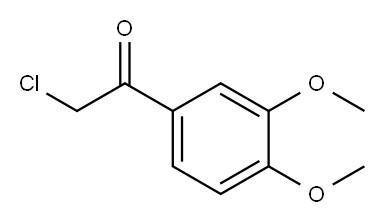 2-Chloro-3'',4''-dimethoxyacetophenone Structure