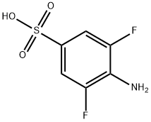 3,5-Difluorosulfanilic acid (SO3H=1) Structure