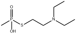 チオりん酸水素O-メチルS-[2-(ジエチルアミノ)エチル] 化学構造式