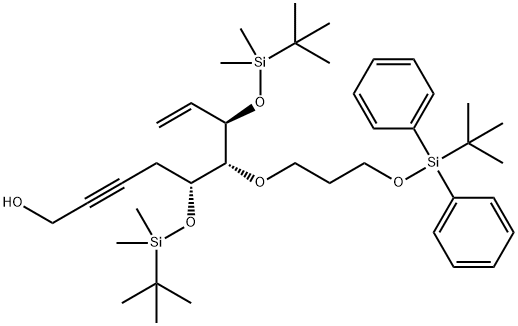 艾地骨化醇中间体A环原料-TBDPS 结构式
