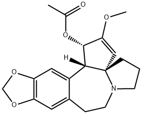 乙酰三尖杉碱, 24274-60-0, 结构式