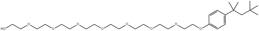 辛基酚聚醚-8, 2638-43-9, 结构式