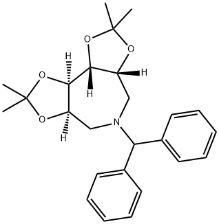 4H-Bis1,3dioxolo4,5-c:4,5-eazepine, 5-(diphenylmethyl)hexahydro-2,2,8,8-tetramethyl-, (3aR,6aR,9aR,9bR)-|