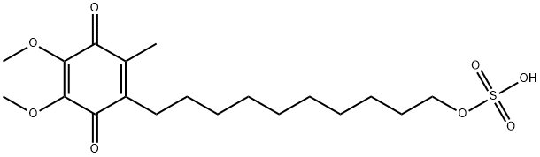 硫酸艾地苯醌 结构式