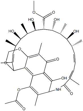 24-Deoxy-streptovaricinoic acid methyl ester Structure