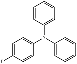 4-氟-N,N-二苯基苯胺, 437-25-2, 结构式