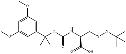 Ddz-Cys(tButhio)-OH Structure
