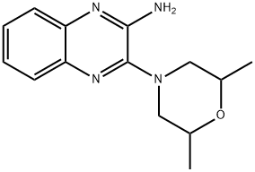 (2,6-DIMETHYLMORPHOLIN-4-YL)-3-AMINOQUI& Structure