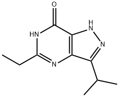 7H-Pyrazolo[4,3-d]pyrimidin-7-one,5-ethyl-1,4-dihydro-3-(1-methylethyl)-(9CI) Structure