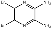2,3-Pyrazinediamine, 5,6-dibromo- 结构式