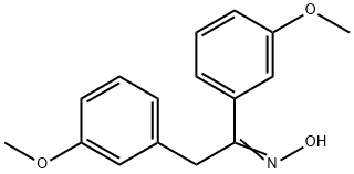 (NZ)-N-[1,2-bis(3-methoxyphenyl)ethylidene]hydroxylamine 结构式