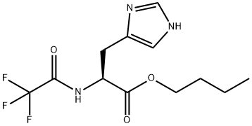 Nα-(トリフルオロアセチル)-L-ヒスチジンブチル 化学構造式