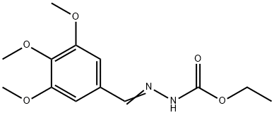 N'-(3,4,5-Trimethoxybenzylidene)carbazic acid ethyl ester Structure