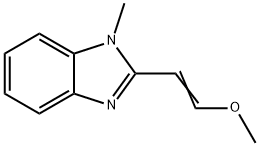 1H-Benzimidazole,2-(2-methoxyethenyl)-1-methyl-(9CI) Struktur