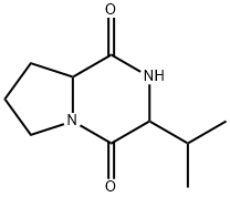环(脯氨酸-缬氨酸)二肽 结构式