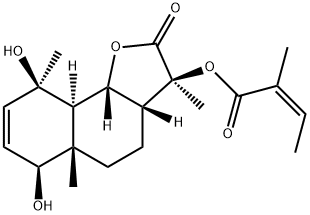 デシピエニンF 化学構造式
