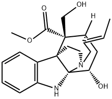 N-デメチルエキタミン 化学構造式