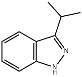 3-イソプロピル-1H-インダゾール 化学構造式
