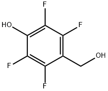 2,3,5,6-四氟-4-(羟甲基)苯酚, 61596-38-1, 结构式