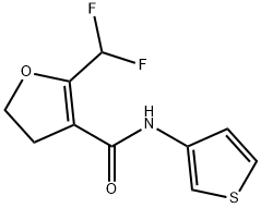 3-Furancarboxamide,2-(difluoromethyl)-4,5-dihydro-N-3-thienyl-(9CI) 结构式