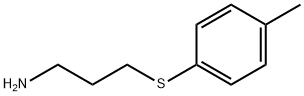 3-(对甲苯基硫代)丙烷-1-胺, 67215-17-2, 结构式