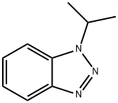 1-イソプロピル-1H-ベンゾトリアゾール 化学構造式