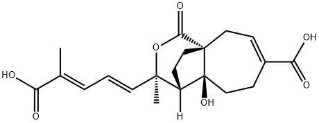 デメトキシデアセトキシプソイドラル酸B 化学構造式