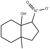 Octahydro-7a-methyl-3-nitro-3aH-inden-3a-ol Structure