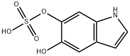 5-hydroxy-6-indolyl-O-sulfate 结构式