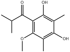 2,6-Dimethyl-3-O-methyl-4-isobutyrylphloroglucinol 结构式